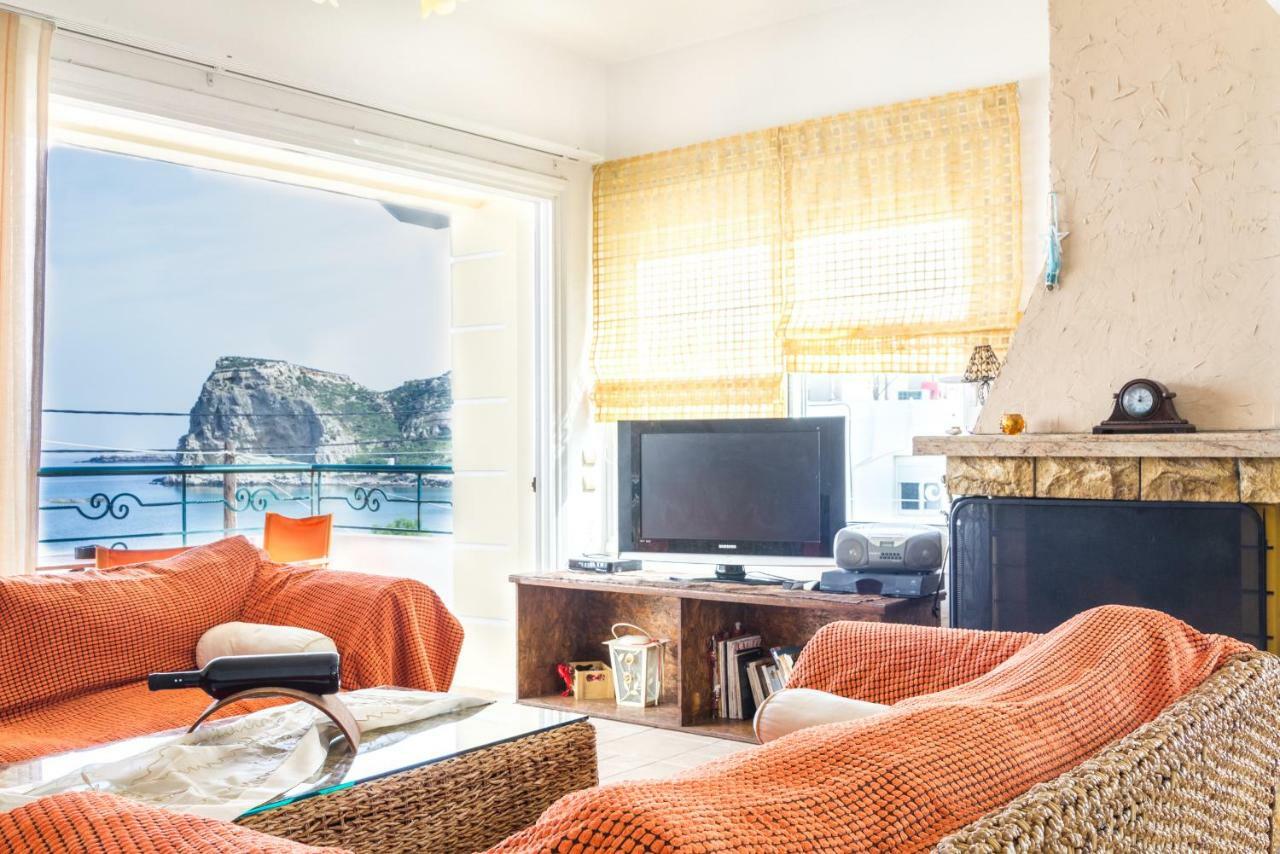 Kaya Sea Apts - Stegna Beach Archangelos  Dış mekan fotoğraf